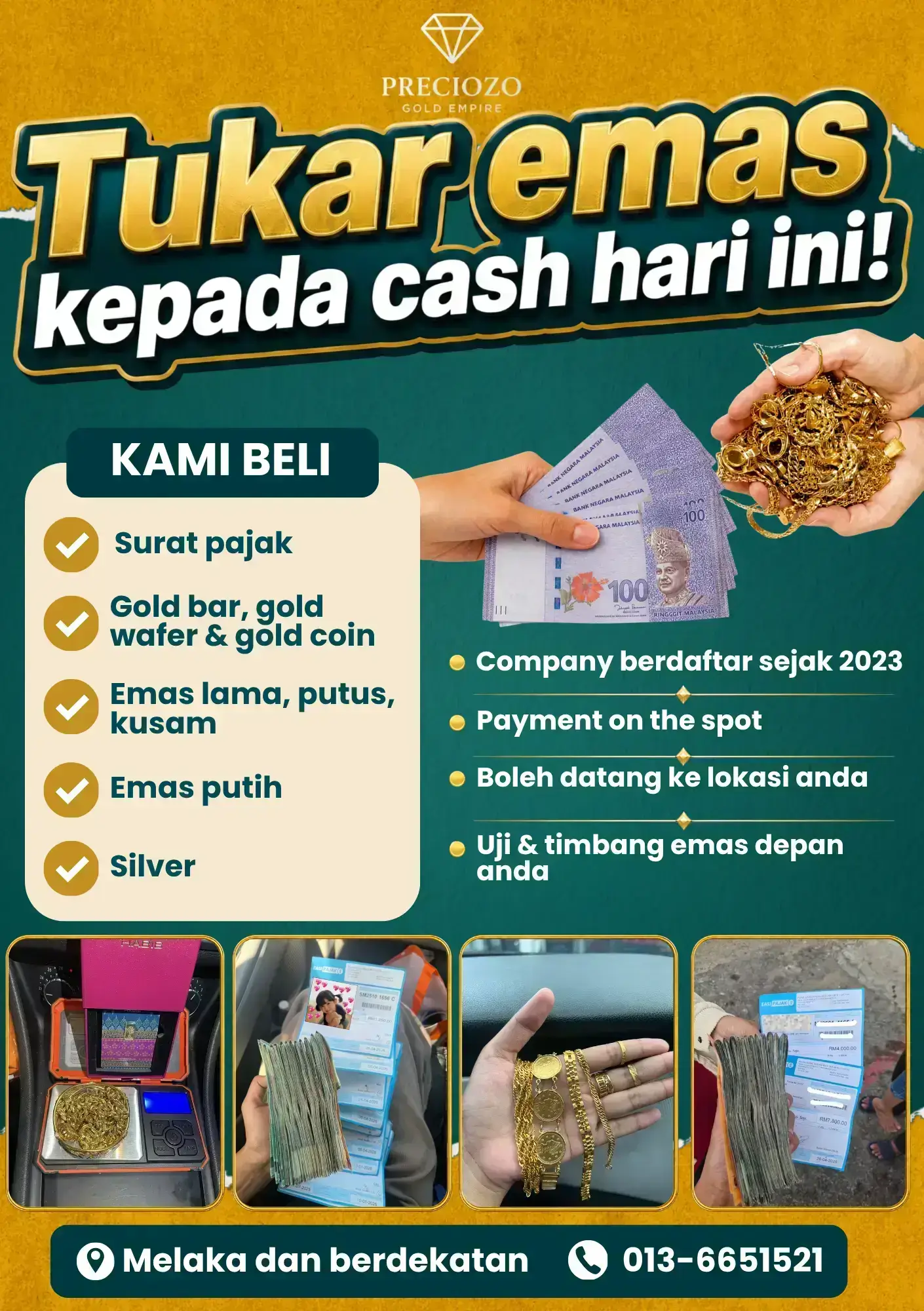 Poster Pajak Emas
